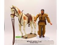 Tonto & Scout Lone Ranger 1981 Gabriel Toys Vintage 10" Action Figure