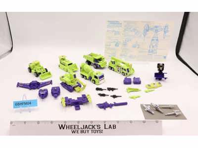 Devastator 100% Complete Vintage 1985 G1 Transformers Hasbro Action Figure