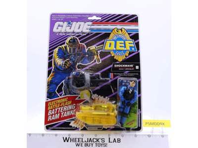 Shockwave GI Joe Drug Elimination Force 1992 Hasbro Figure NEW MOSC SEALED