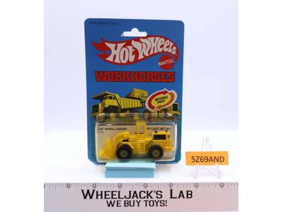 CAT Wheel Loader #1173 Hot Wheels Workhorses Mattel 1979 Vintage NEW MOSC
