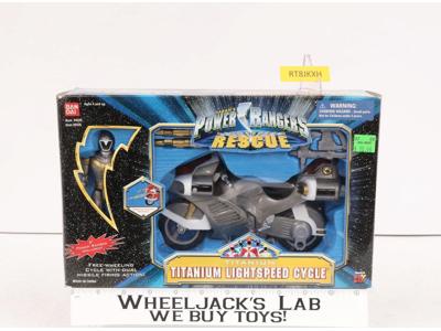 Titanium Lightspeed Cycle Complete Power Rangers Lightspeed Rescue 1999 Bandai