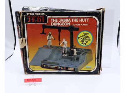 Jabba the Hutt Dungeon Star Wars ROTJ 1984 Kenner Action Figure Playset