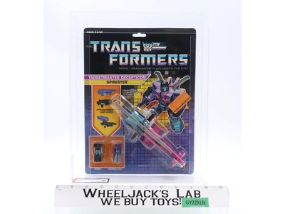Spinister AFA GRADED 80 80/85/90 G1 Transformers 1988 Hasbro Figure NEW SEALED