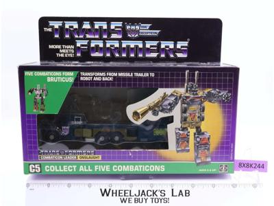 Onslaught 100% Complete W/ NICE FIGURE & BOX 1986 G1 Transformers Vintage Hasbro