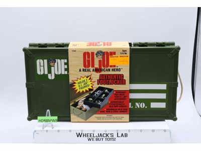 Authentic Footlocker GI Joe 1998 Hasbro Plastic Footlocker NEW