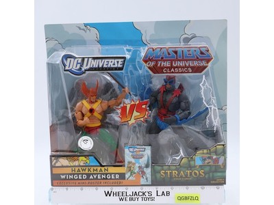 Hawkman Vs Stratos MOTU Classics DC Comics 2009 Mattel 2-Pack NEW SEALED