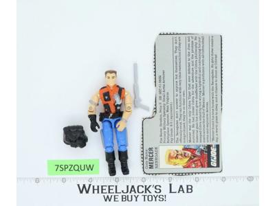 Mercer V1 100% Complete G.I. Joe 1987 Hasbro Vintage Action Figure