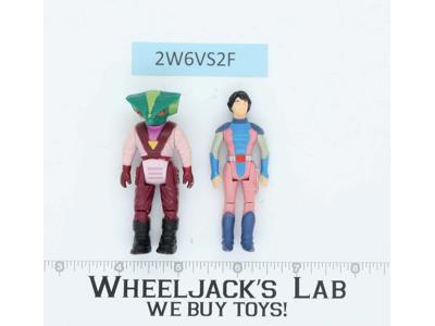Skwirm & Serena Dino Riders 1989 Tyco Vintage Action Figures