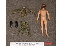 Land Adventurer Flocked Brown Hair Beard 12" GI Joe Hasbro 1974 Vintage Figure