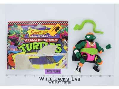 Shell Slammin' Mike 100% Complete Teenage Mutant Ninja Turtle 1991 Playmates