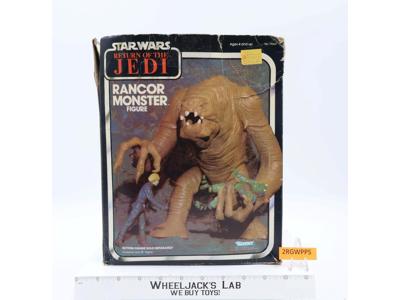 Rancor Monster 100% Complete W/Box Star Wars ROTJ 1984 Kenner Action Figure