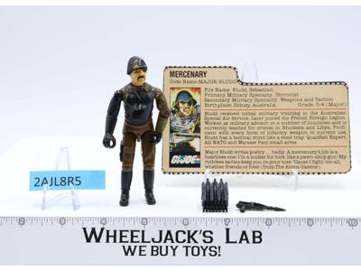 Major Bludd V1 100% Complete 1983 G.I. Joe Hasbro Vintage Action Figure