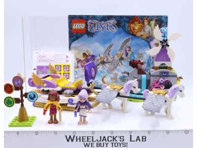 #41077 Aira's Pegasus Sleigh 100% Complete 2015 Lego Elves