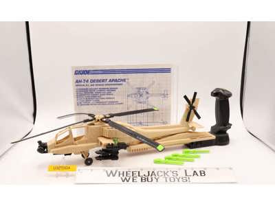 AH-74 Desert Apache 100% Complete GI Joe 1992 Hasbro Action Figure Vehicle