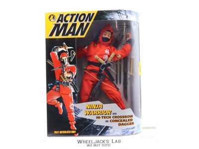 Crimson Warrior Action Man Hasbro 1993 12 " Action Figure MISB Figure
