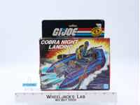 Cobra Night Landing 100% Complete W/Box GI Joe 1985 Action Figure Vehicle