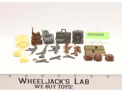 Lot Battle Gear Accessory 5 Set 3 Complete 1987 Weapons GI Joe Vintage