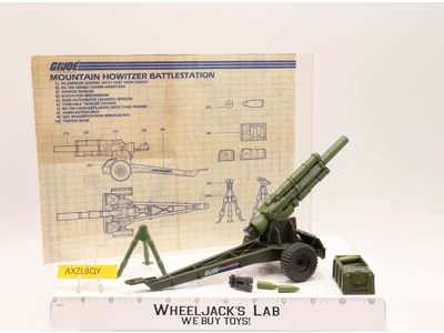 Mountain Howitzer 100% Complete GI Joe 1984 Hasbro Vintage Action Figure Vehicle
