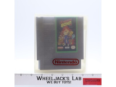 James Bond JR Nintendo NES 1991 THQ Video Game Cartridge With Case