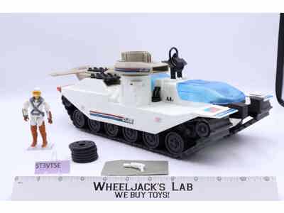 Avalanche Snow Tank W/ Cold Front G.I. Joe 1990 Hasbro Action Figure Vehicle