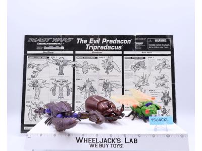 Tripredacus 100% Complete Transformers Beast Wars 1997 Hasbro Action Figure