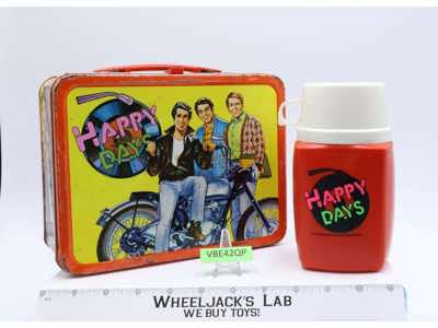 Happy Days Metal Lunchbox W/Thermos 1976 Thermos Vintage