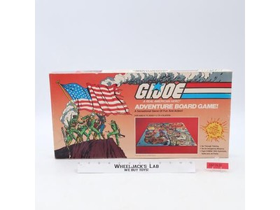 Adventure Board Game GI Joe A Real American Hero 1982 Hasbro Vintage