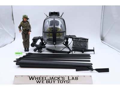 AH-6 Little Bird Helicopter Ultimate Soldier 1998 21st Century Toys 1:6 Vehicle