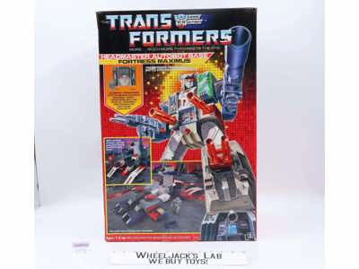Headmaster Fortress Maximus 100% Complete W/Box & Insert G1 Transformers Figure