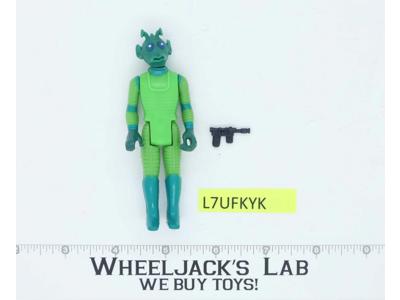 Greedo 100% Complete Star Wars 1978 Vintage Kenner Action Figure NO REPRO