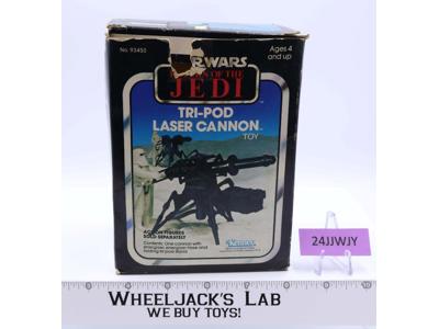 Tri-Pod Laser Cannon 100% Complete W/Box & INSERT Star Wars ROTJ 1983 Kenner