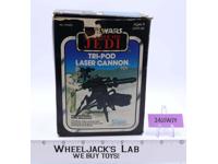Tri-Pod Laser Cannon 100% Complete W/Box & INSERT Star Wars ROTJ 1983 Kenner