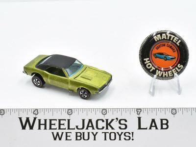 Custom Camaro Antifreeze With Button Hot Wheels Mattel 1967 Redline Vintage RL