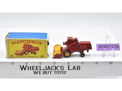 Claas Combine Harvester No. 65 Lesney Matchbox Series 1960's Made In England