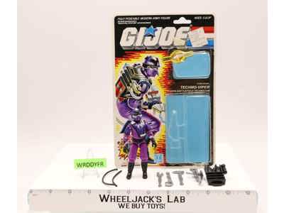 Techno-Viper V1 100% Complete W/CARDBACK G.I. Joe 1987 Hasbro Vintage Figure