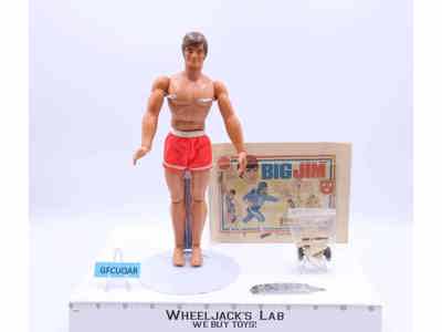 Big Jim Mattel 10" 1971 Vintage Action Figure w/ Accessories & Comic Booklet