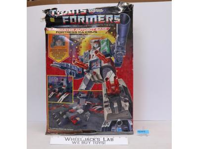 Fortress Maximus BOX ONLY 1987 Action Figure Hasbro G1 Transformers