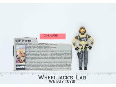 Slip-Stream V1 100% Complete G.I. Joe 1986 Hasbro Vintage Action Figure