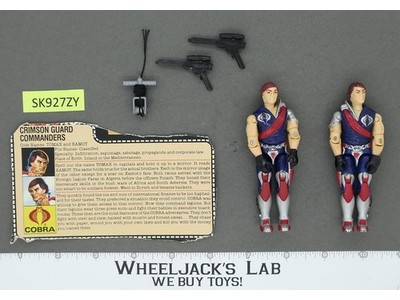Tomax & Xamot V1 100% Complete G.I. Joe 1985 Hasbro Vintage Action Figure
