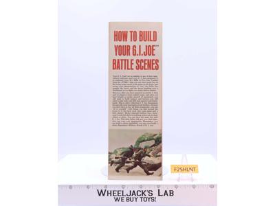 How To Build Your GI Joe Battle Scenes Instruction Booklet GI Joe Hasbro