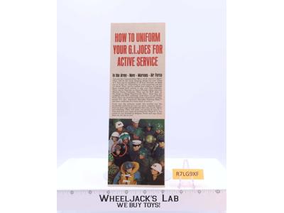 How to Uniform Your GI Joes #2 Brochure Footlocker Box Paper GI Joe Vintage