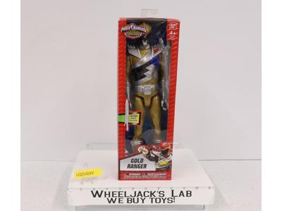 Gold Ranger 100% Complete Power Rangers Dino Super Charge 2015 Bandai 12" Figure