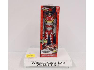 T-Rex Red Ranger Complete Power Rangers Dino Super Charge 2015 Bandai 12" Figure
