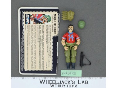 Bazooka V1 100% Complete G.I. Joe 1985 Hasbro Vintage Action Figure