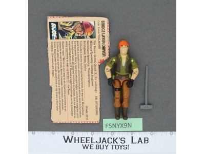 Tollbooth V1 100% Complete G.I. Joe 1985 Hasbro Vintage Action Figure