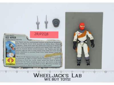 Ice Viper V1 100% Complete G.I. Joe 1987 Hasbro Vintage Action Figure