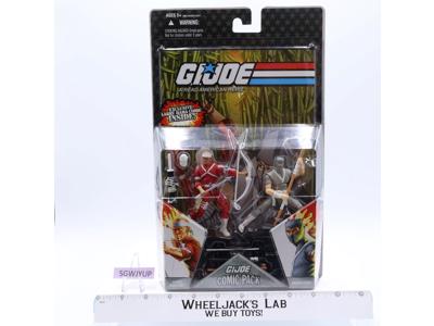 Hard Master & Snake Eyes GI Joe Comic Pack 2008 Hasbro NEW MOSC SEALED
