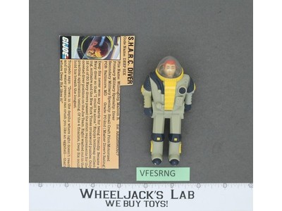 Deep Six V1 100% Complete G.I. Joe 1984 Hasbro Vintage Action Figure