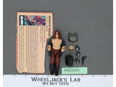 Zartan V1 100% Complete G.I. Joe 1984 Hasbro Vintage Action Figure