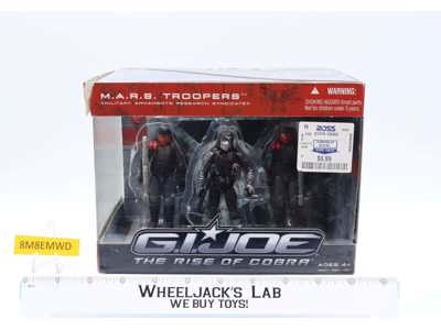 M.A.R.S. Troopers GI Joe Rise of Cobra 2009 Hasbro Figure Set NEW SEALED MISB